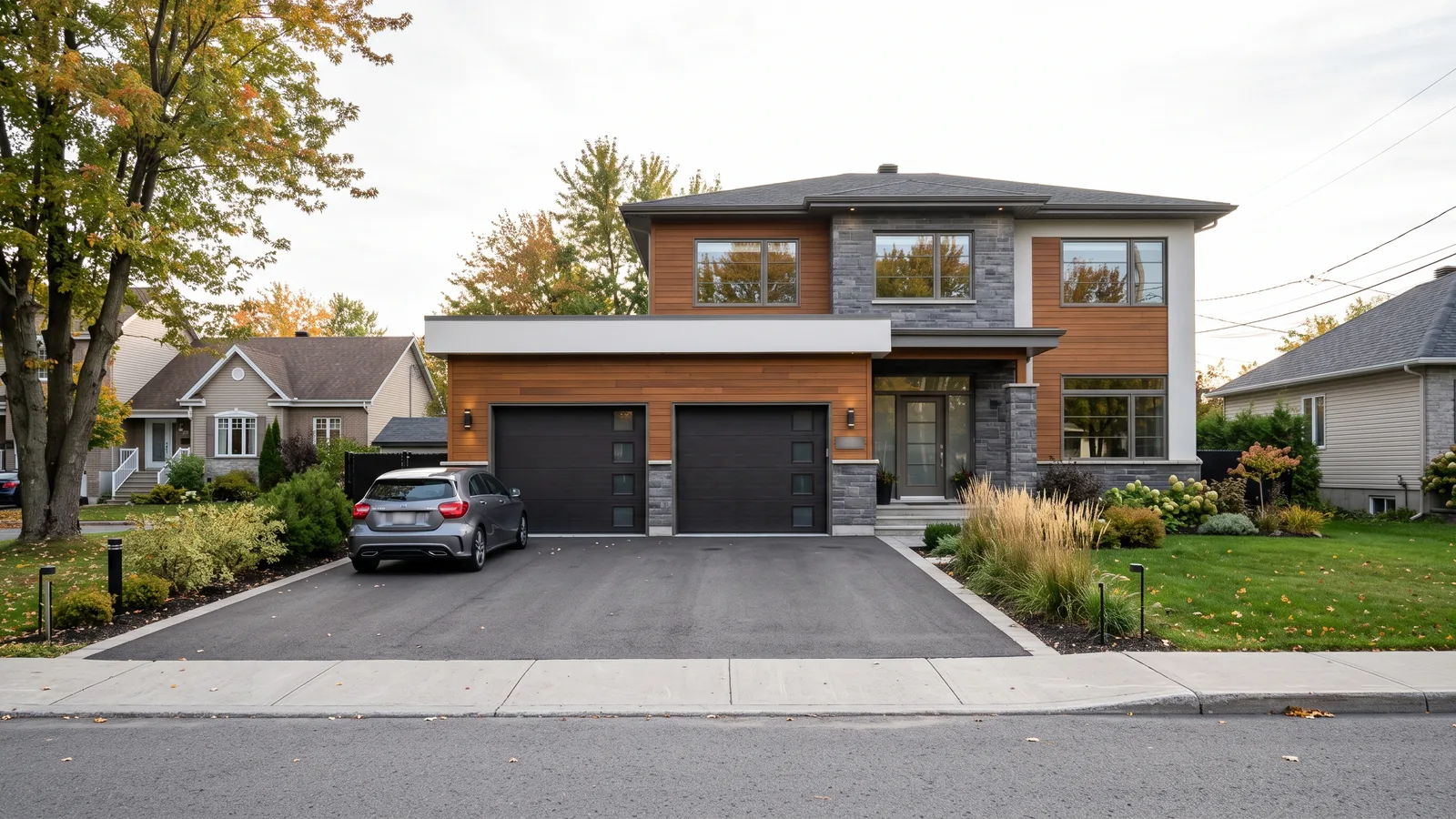 Projet de garage résidentiel à Blainville, Québec