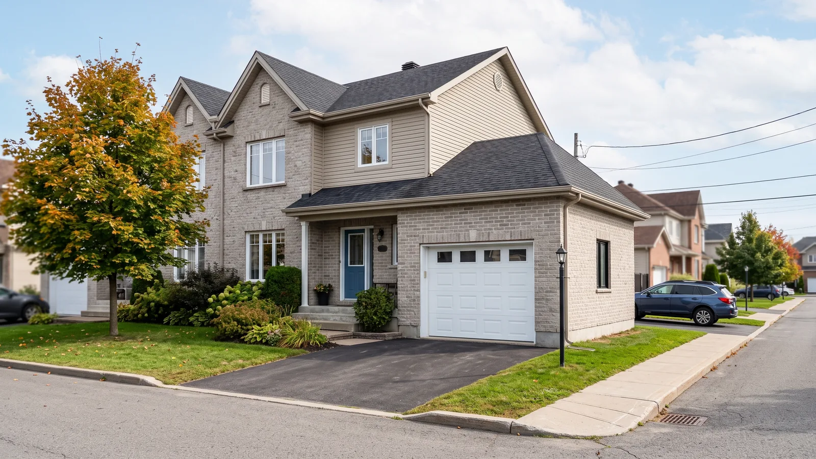 Projet de garage résidentiel à Drummondville, Québec