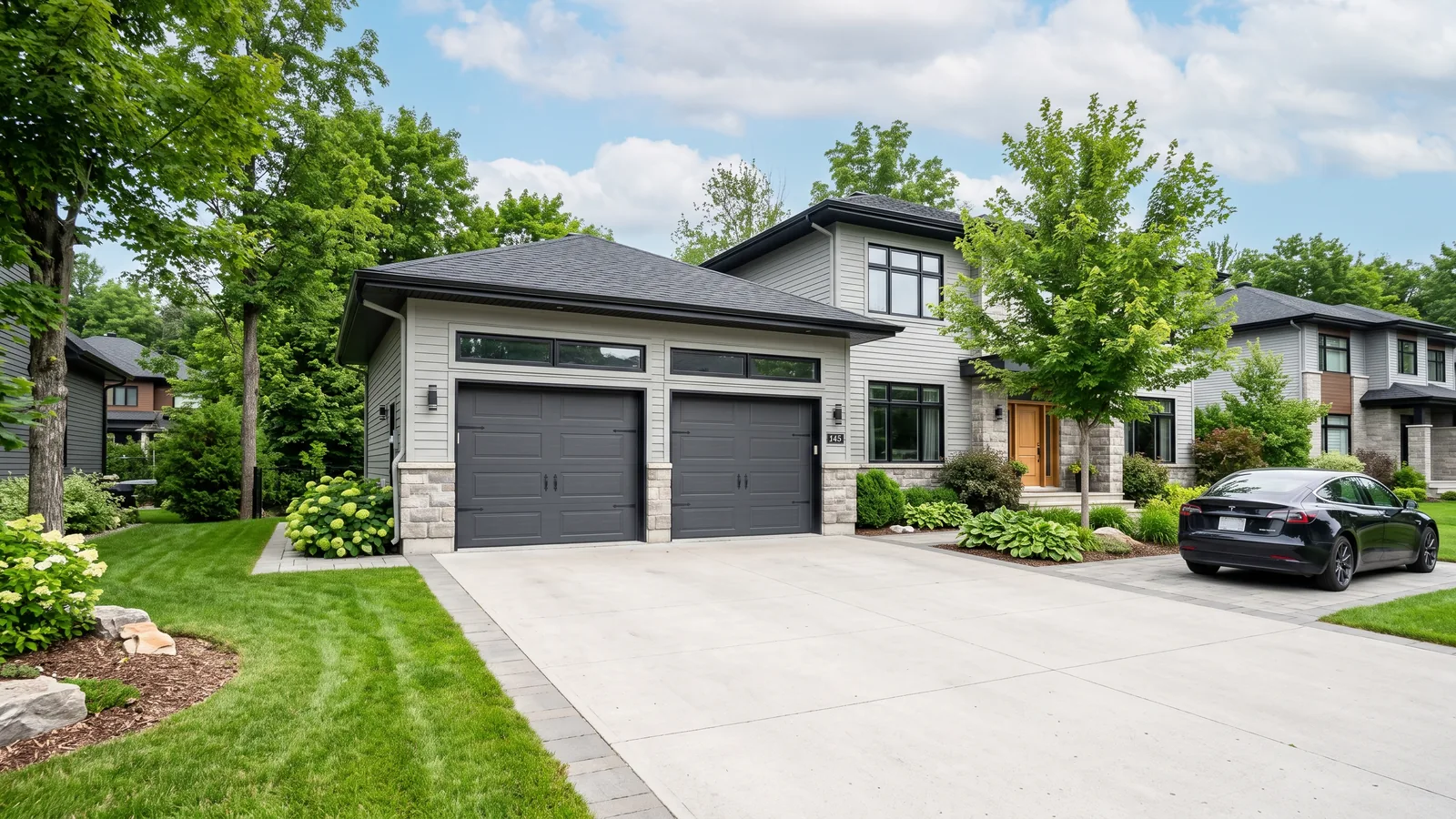 Garage résidentiel et maison à Gatineau