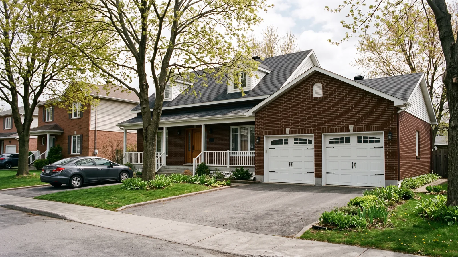 Garage résidentiel et maison à Longueuil