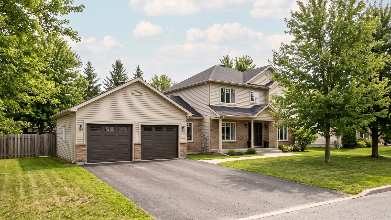 Projet de garage résidentiel à Saint-Lin--Laurentides, Québec