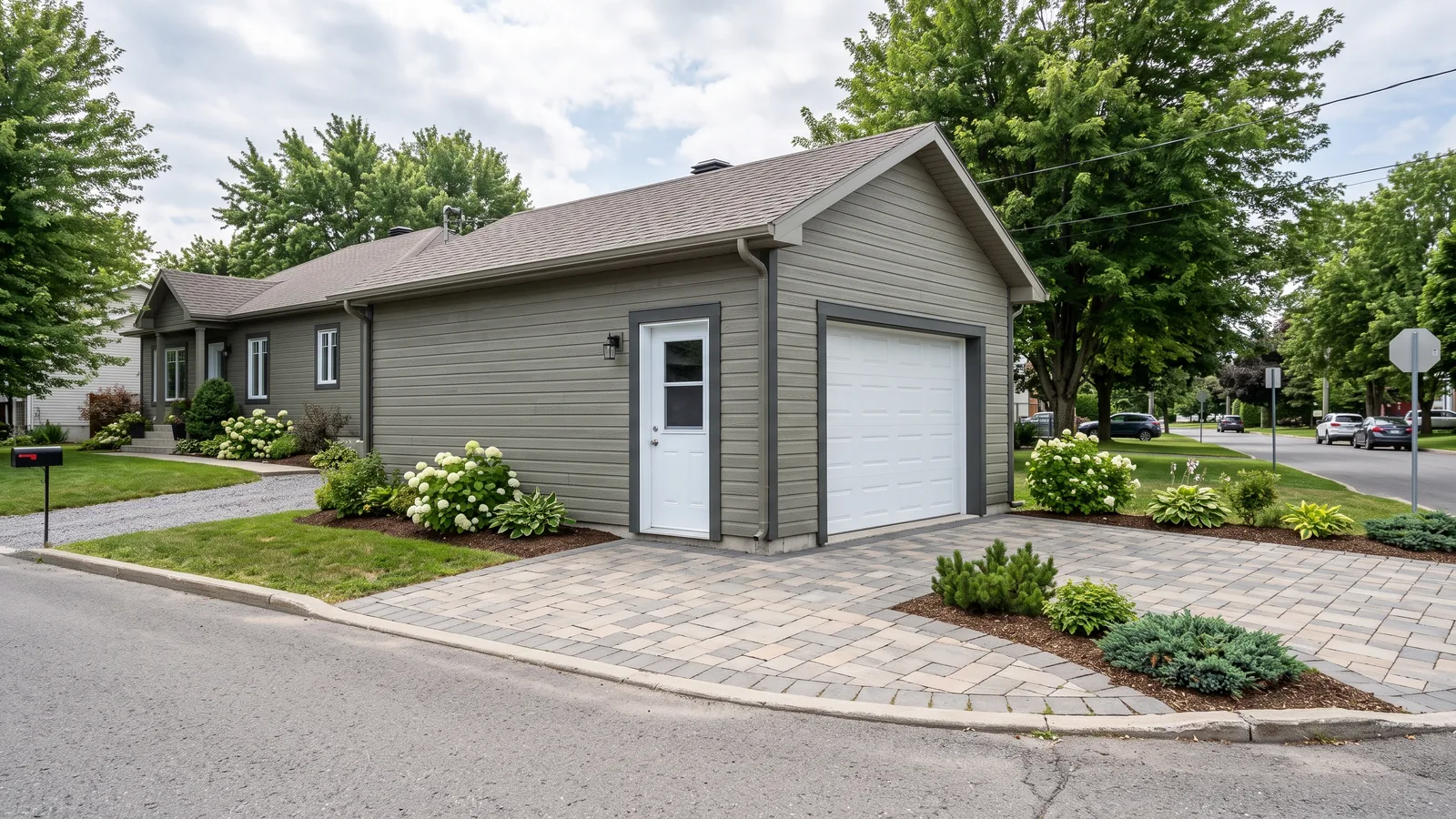 Projet de garage résidentiel à Stoke, Québec