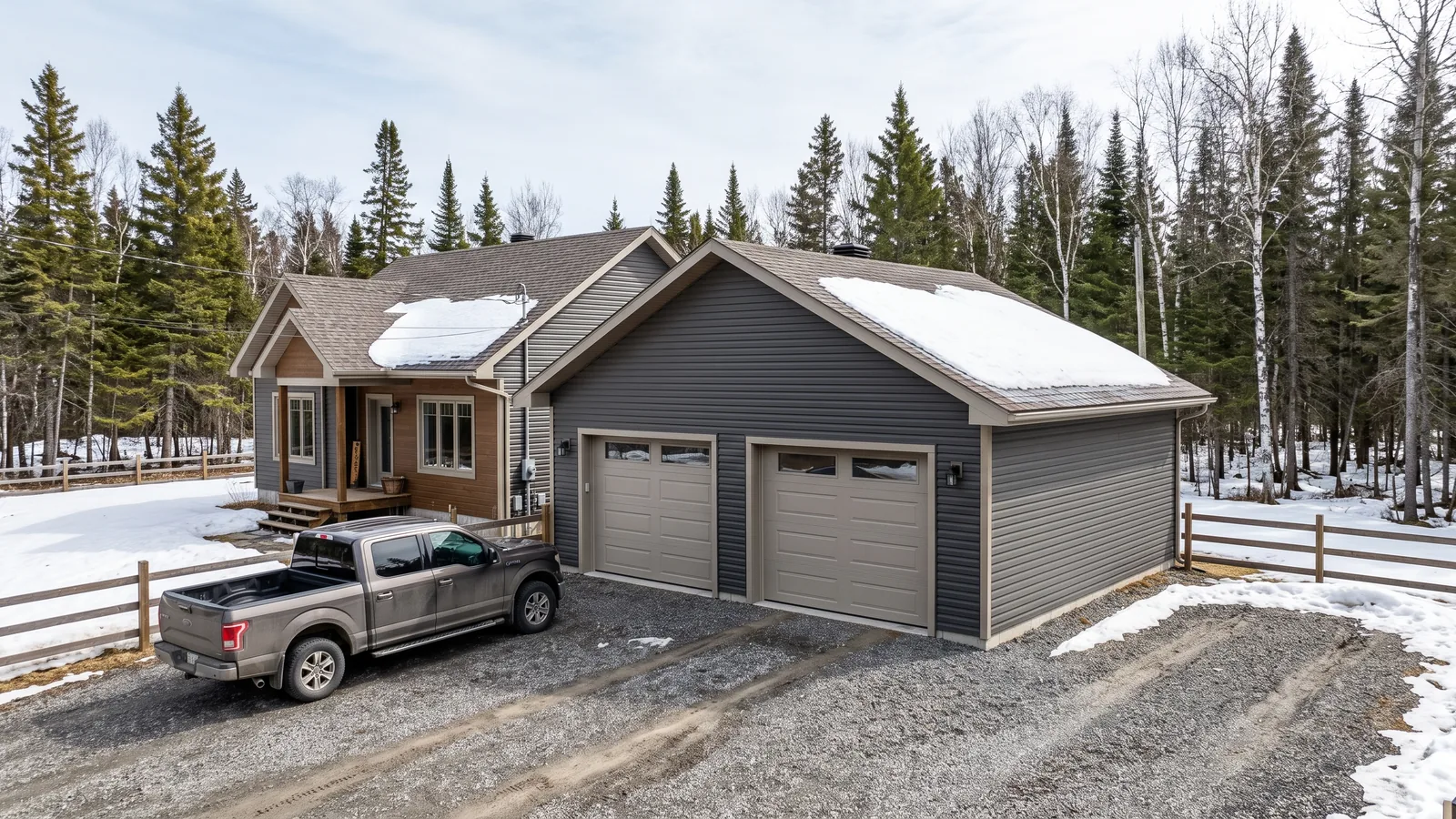 Projet de garage résidentiel à Abitibi-Témiscamingue (08), Québec